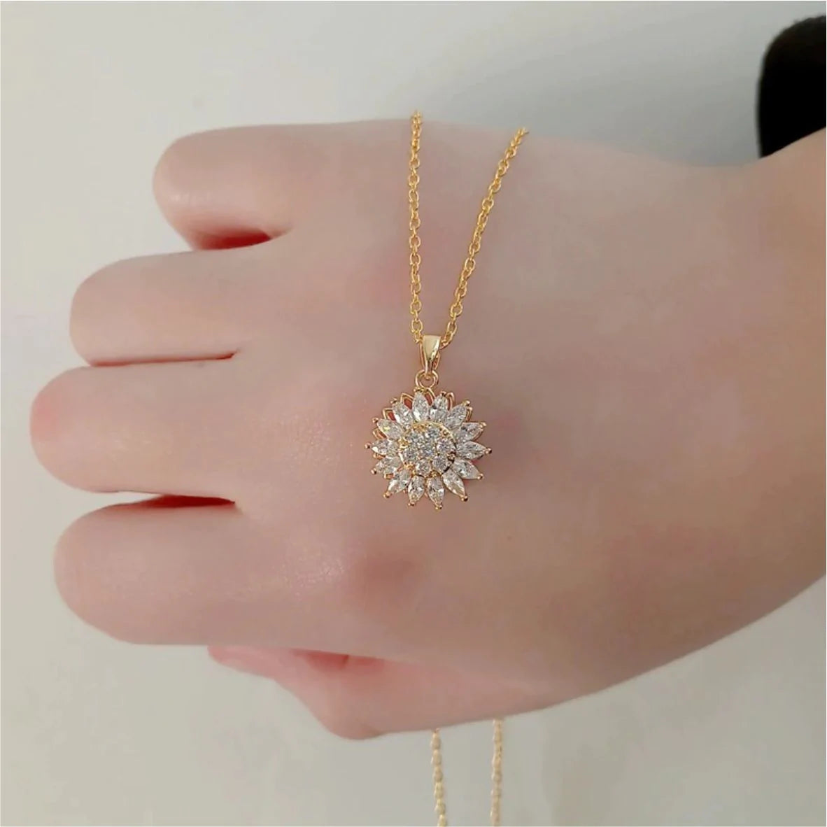 Collar Girasol Giratorio Anti-Ansiedad