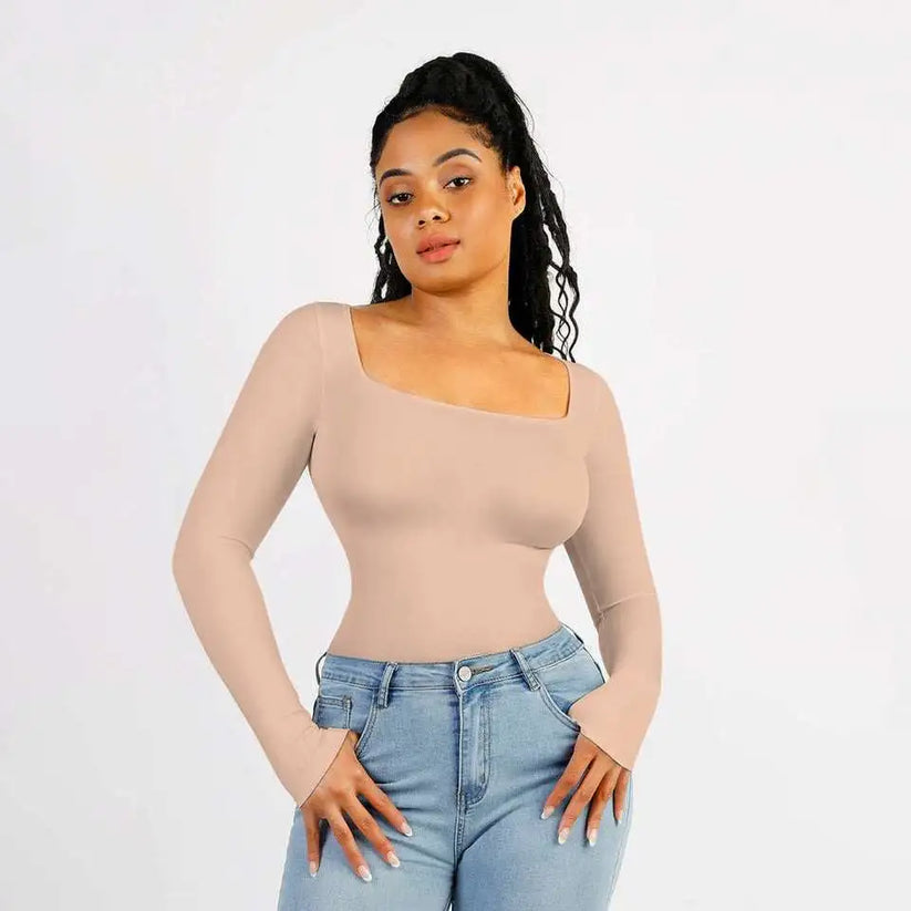 BODY MOLDEADOR MANGA LARGA | SHAPEWEAR